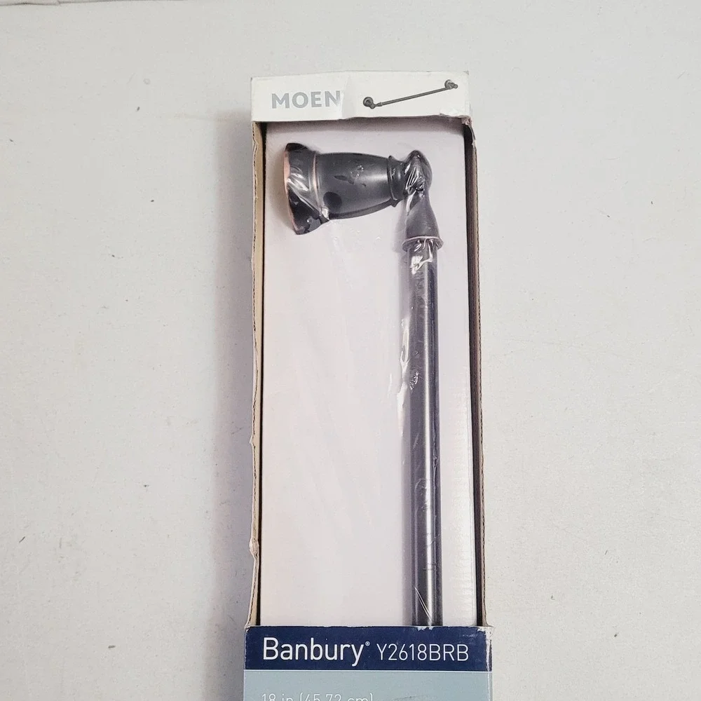 Moen Banbury 18 in Towel Bar Mediterranean Bronze Y2618BRB Bathroom Hardware